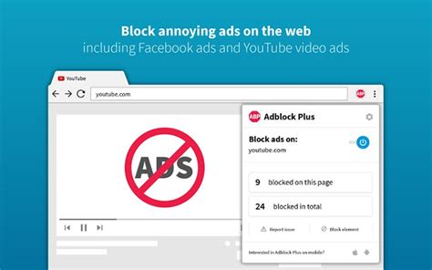 Download Adblock Plus Chrome.